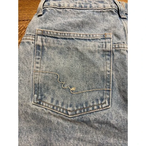 We The Free Blue Denim Deep Trance Sweet Dreams Dropped Boyfriend Jeans 28 - Picture 9 of 11